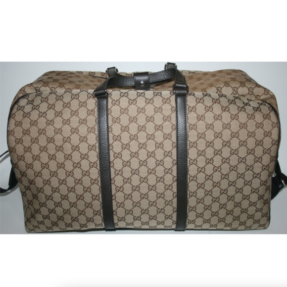 Gucci GG Supreme Monogram Boston Luggage Bag - Picture 3 of 8